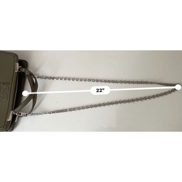 Steve Madden BMatteo top handle satchel in olive green - Picture 9 of 13